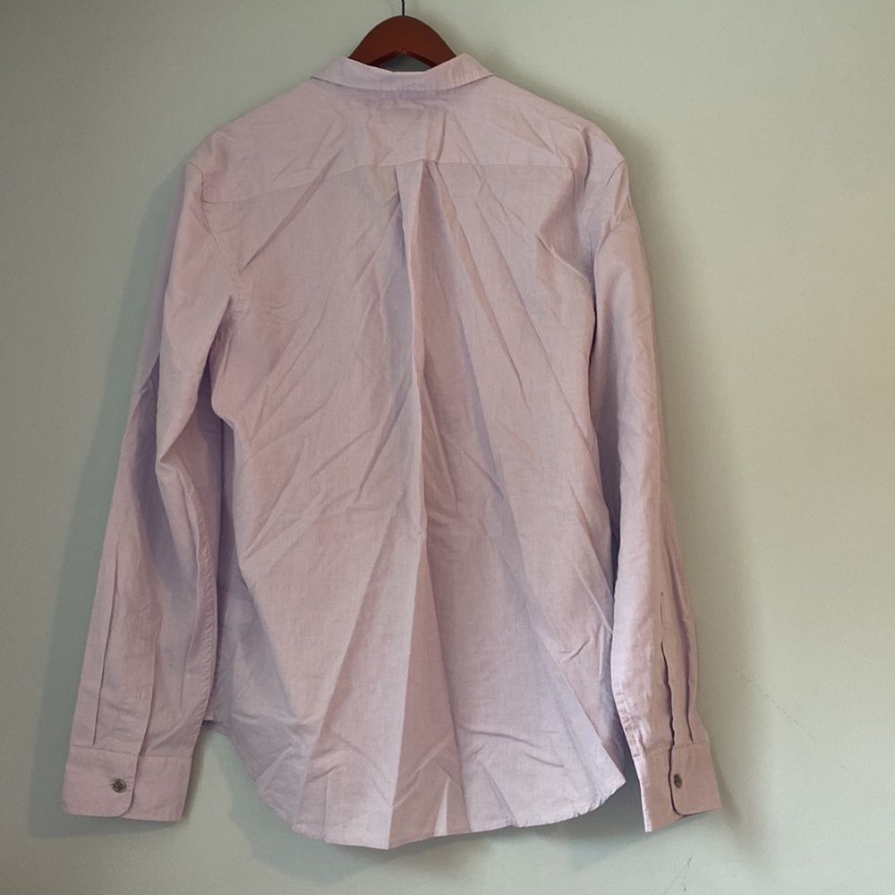 Old Navy Slim Fit Purple Dress Shirt - Picture 3 of 6
